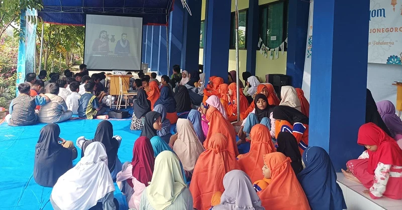Siswa SD Mudabo Teladani Ashabul Kahfi di Darul Arqam