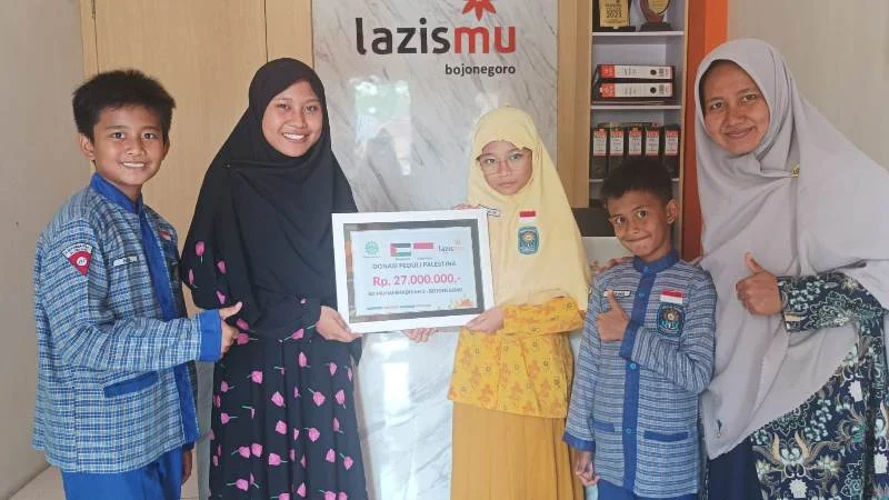 SD Mudabo Buka Donasi Palestina Terkumpul Rp 27 Juta