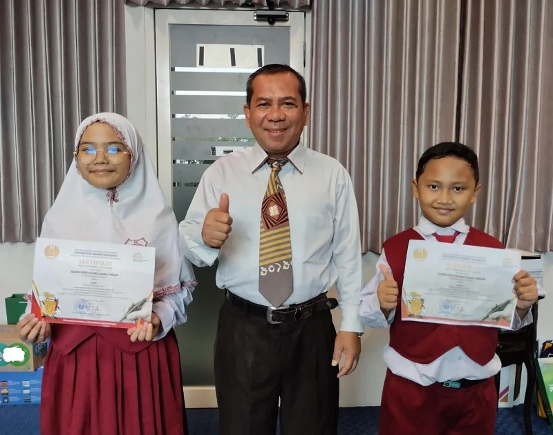 Dua Siswa SD Mudipat Juara Menulis Tingkat Nasional