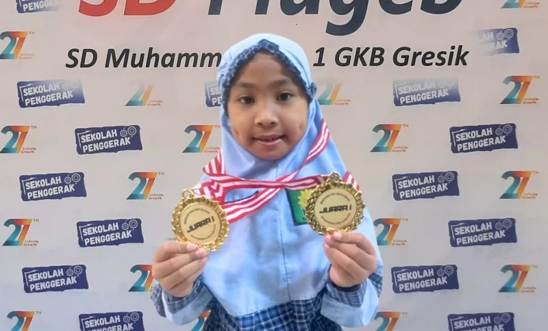 Aisyah Atlet Cilik Sepatu Roda SD Mugeb, Ini Prestasinya