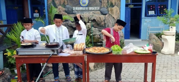 SD Mutu Dukun Meriahkan Hari Santri dengan Cooking Class