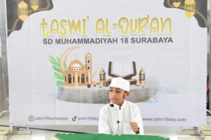 Tasmi Al-Quran Juz 30 Sukses Digelar SD Muhammadiyah 18 Surabaya
