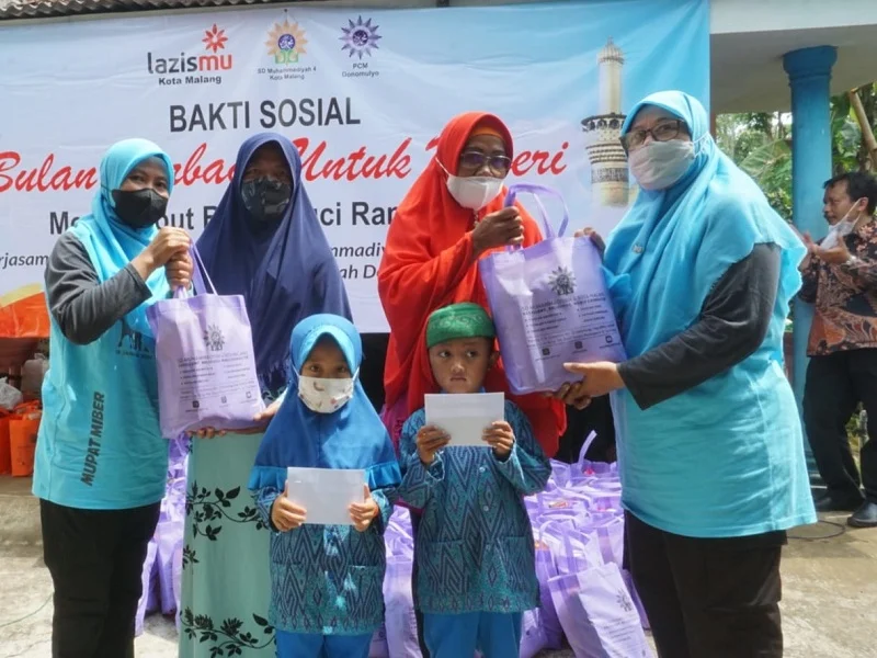 SD Mupat Malang Sambut Ramadhan dengan Berbagi
