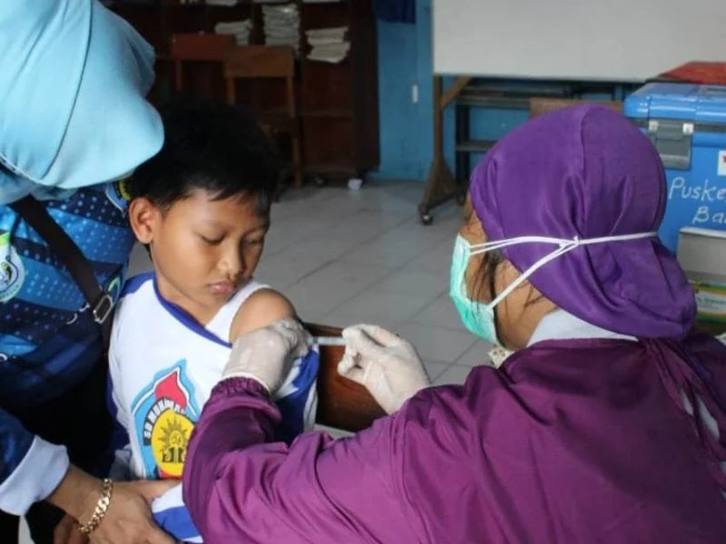 SD Musaba Vaksinasi Anak Dosis Pertama