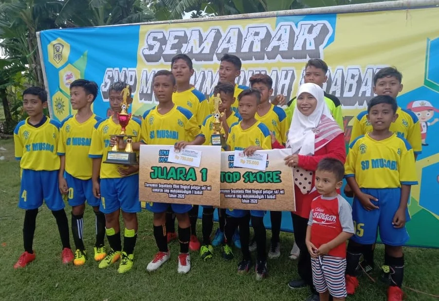 SD Musaba Juara I Sepakbola Mini di Semarak Mutuba VII