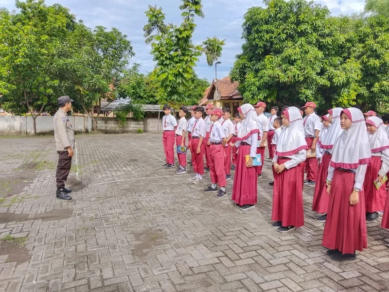 SD Muwri Datang ke Polsek, Ini Ilmu yang Didapat