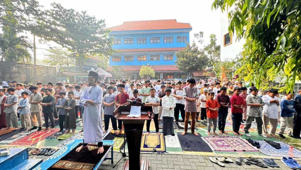 Sambut Idul Adha 1446 H, Imam dan Khatib Cilik SD Ikrom Tampil dalam Simulasi Shalat Idul Adha