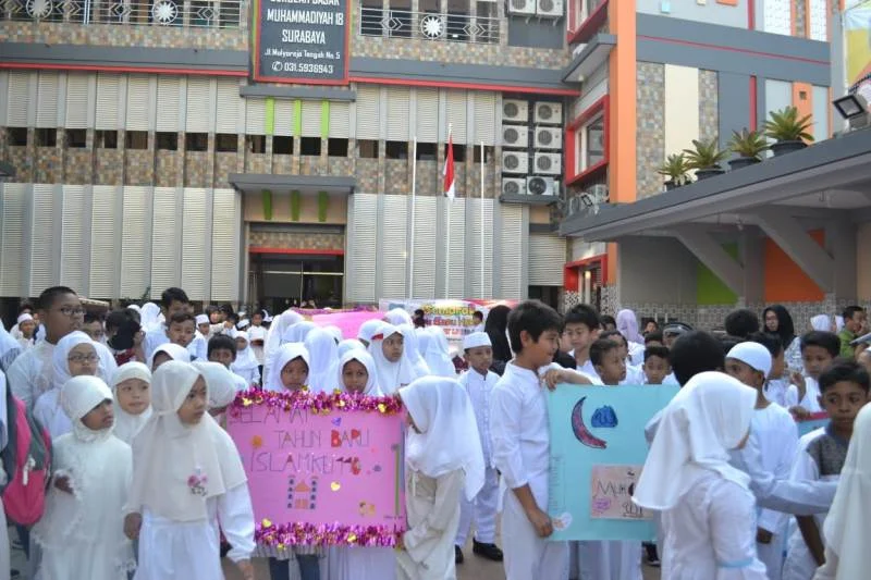 Tahun Baru Dimeriahkan dengan Pawai Muharram dan Lomba di SD Muhammadiyah 18