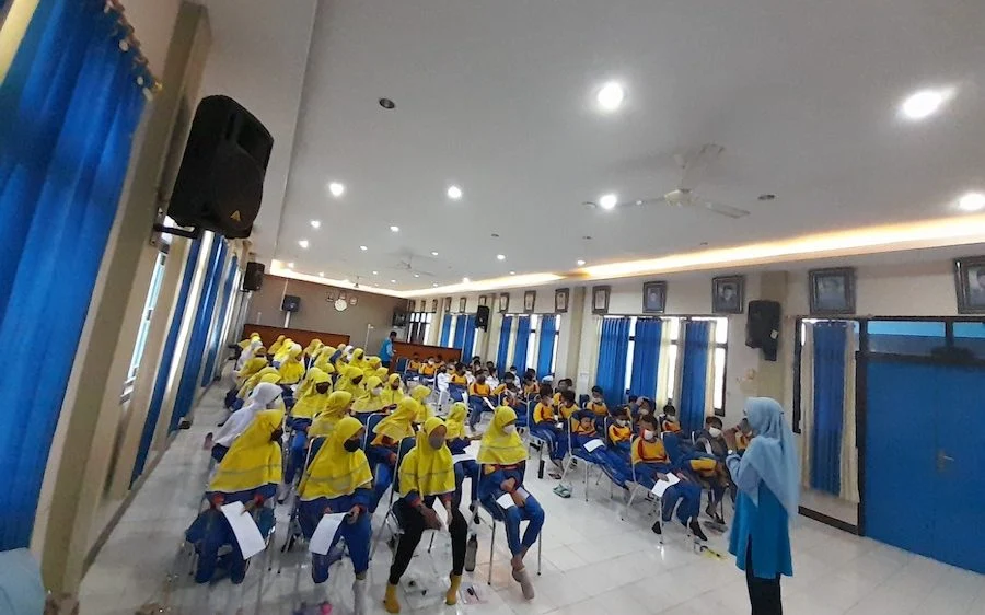 Siswa SDMM Diberi Resep 3J di Tengah Pemanasan Global