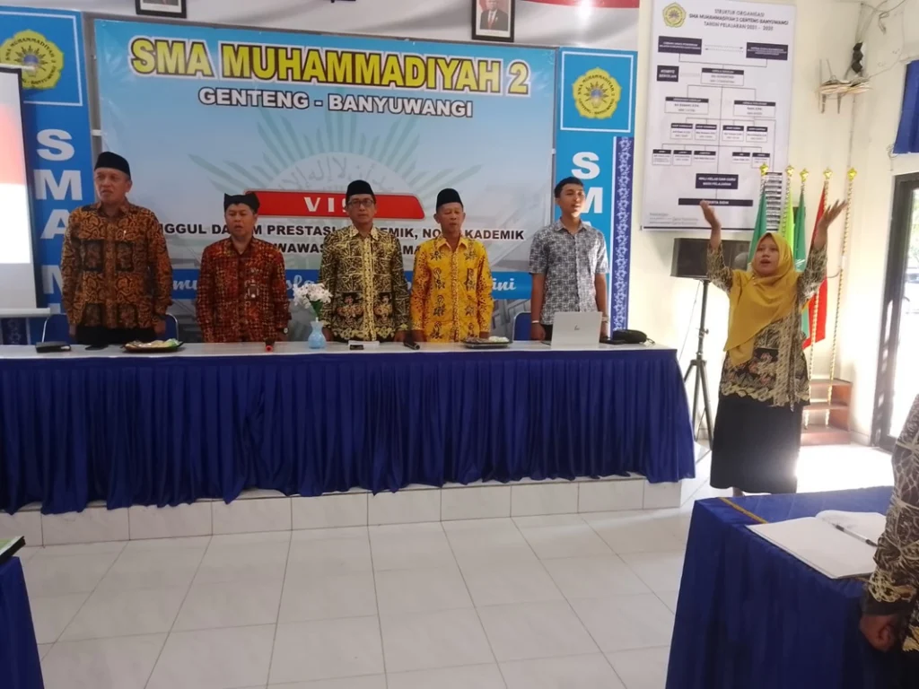 SMA Muda Genteng Ikuti Penilaian Kenerja Kepala Sekolah