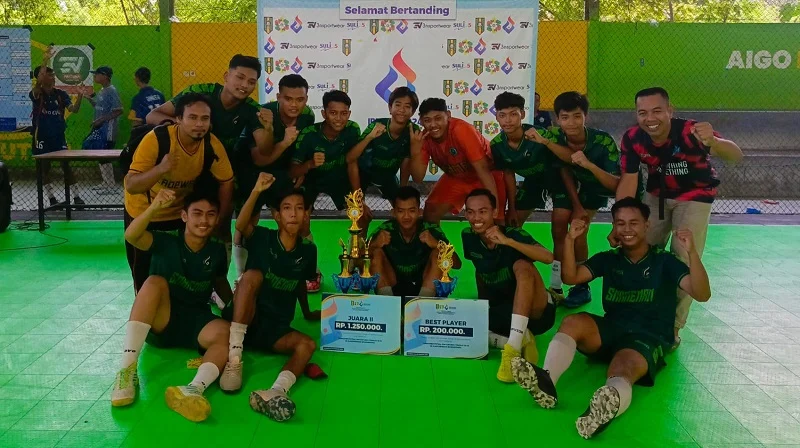 Tim Futsal SMAM 6 Karangasem Juara II PC IPM Cup 2024
