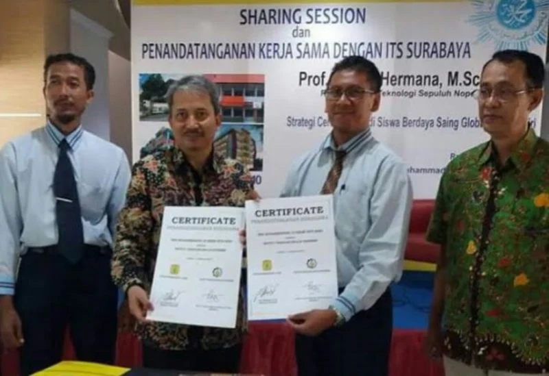 Baru Berumur 6 Bulan, SMAMIO Gresik Telah Bekerjasama dengan ITS