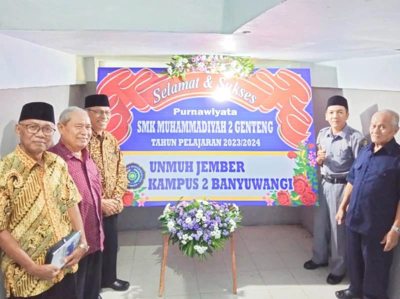 Unmuh Jember Ucapkan Selamat Purnawiyata SMK Muda Genteng