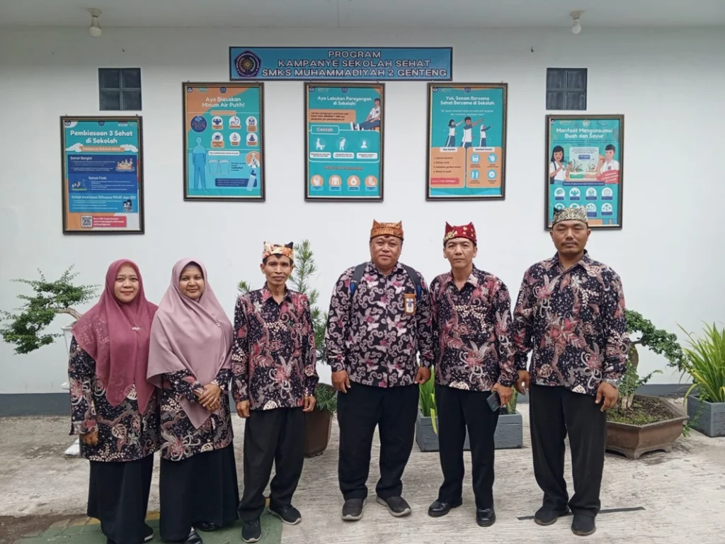 SMK Muda Genteng Jalani Monev Kampanye Sekolah Sehat