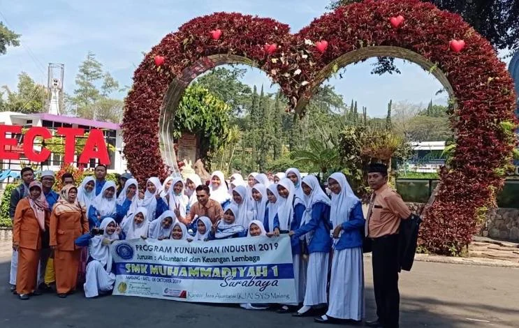 Siswa SMKM 1 Kunjungan Industri ke Malang dan Batu