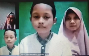 Siswa SMPM 4 Surabaya Ikuti Munaqasah Virtual