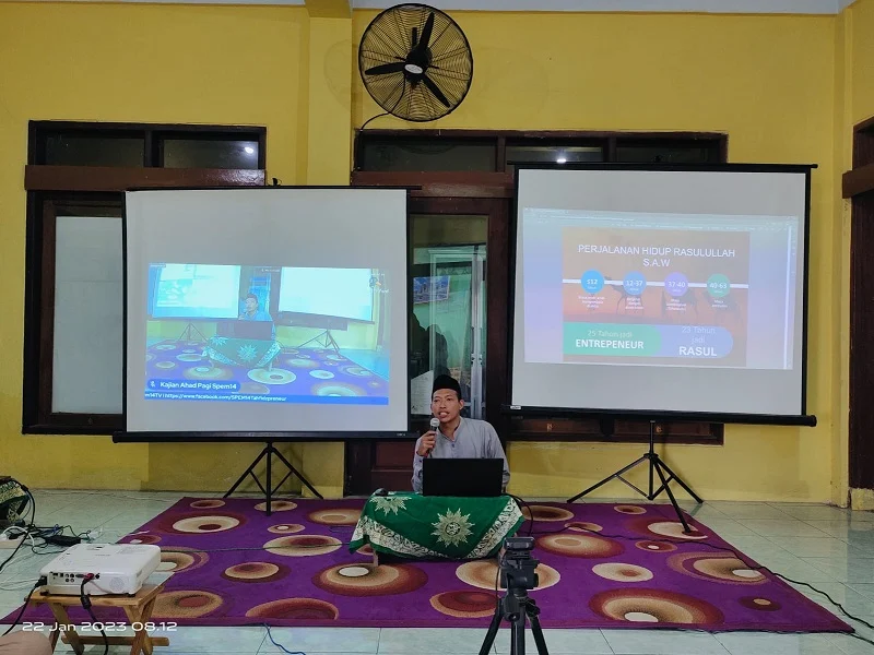 SMP Muhammadiyah 14 Driyorejo Menggelar Kajian Teladan Enterpreneur Rasulullah