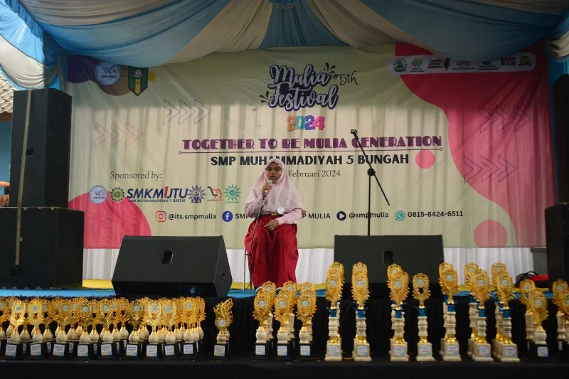 SMP Mulia Hadirkan Ratusan Peserta Pagelaran Mulia Festival#5
