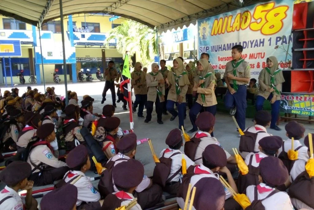 Semarak Milad, Kepala Diknas Janji Fasilitasi Kelengkapan Alat Gamelan SMP Mutu Panji