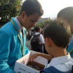 Gempa Lombok Menggerakkan Siswa SMP Ini Kumpulkan Dana