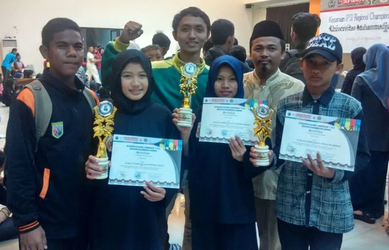 3 dari 4 Atlet yang Diterjunkan SMP Ini Sabet Juara di Kejuaraan IPSI Regional 2016