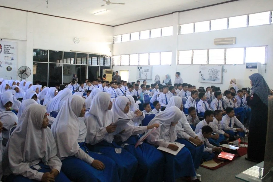 Di Rumah Pintar Pemilu Bung Tomo, 219 Siswa Muhammadiyah Belajar Kepemiluan
