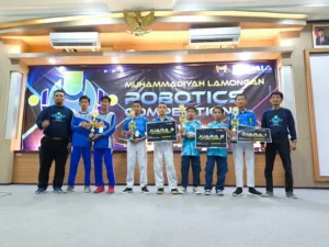 Siswa SMPM 12 Sendangagung Juara Robitic Competetions di Umla