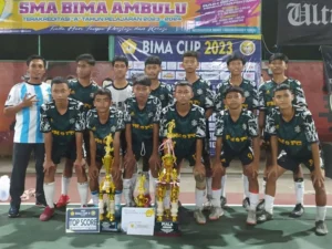Tim Futsal SMPM 9 Watukebo Juara I Bima Cup 2023