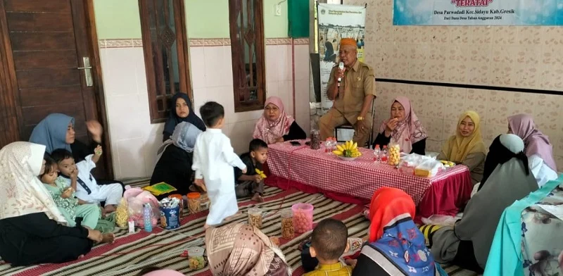 Sosialisasi BKB di Halalbihalal SPS Teratai Purwodadi