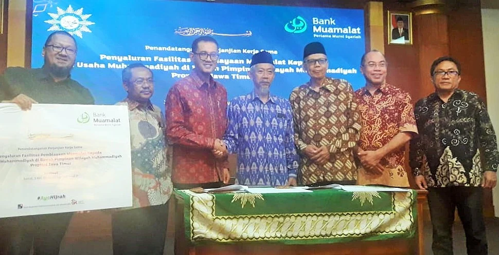 PWM Jatim-Bank Muamalat Teken Kerja Sama Pembiayaan Amal Usaha Muhammadiyah