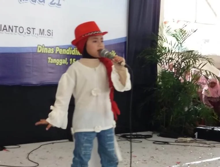 Artis Cilik Almadany, Tampil Pede di Festival Sains Gresik