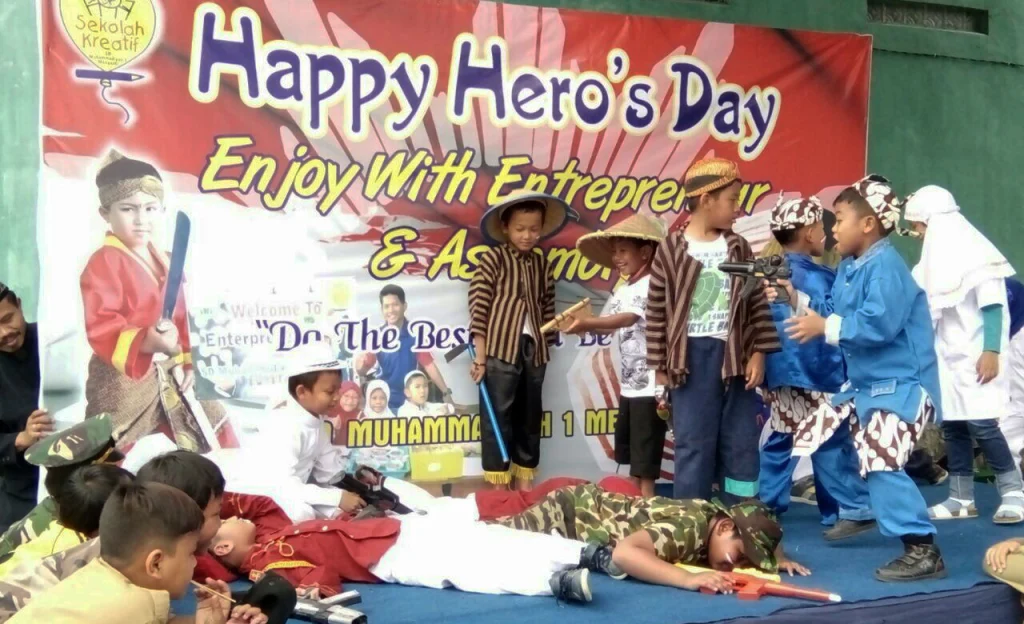 Cara Unik Sekolah Muhammadiyah Ini Hargai Jasa Pahlawan