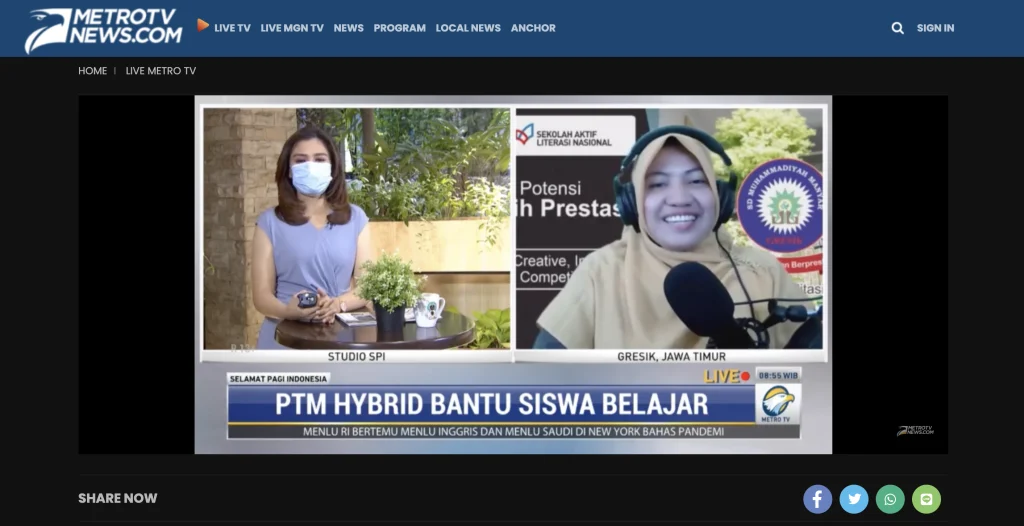 Ini yang Terjadi sebelum dan sesudah Kepala SDMM Live di Metro TV