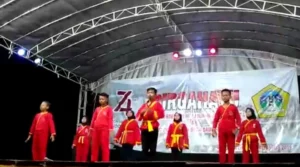 Tampil Perdana, Tapak Suci MTsM 5 Bawean Bikin Penonton Tak Berkedip