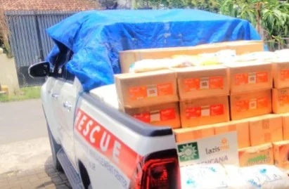 Banjir dan Longsor Nganjuk, Lazismu Jatim Kirim Bantuan