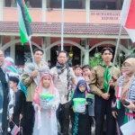 Siswa SD Muri Sambut Aktivis Kemanusiaan untuk Palestina