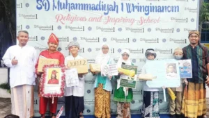Inilah Juara Lomba Kostum di SD Muwri