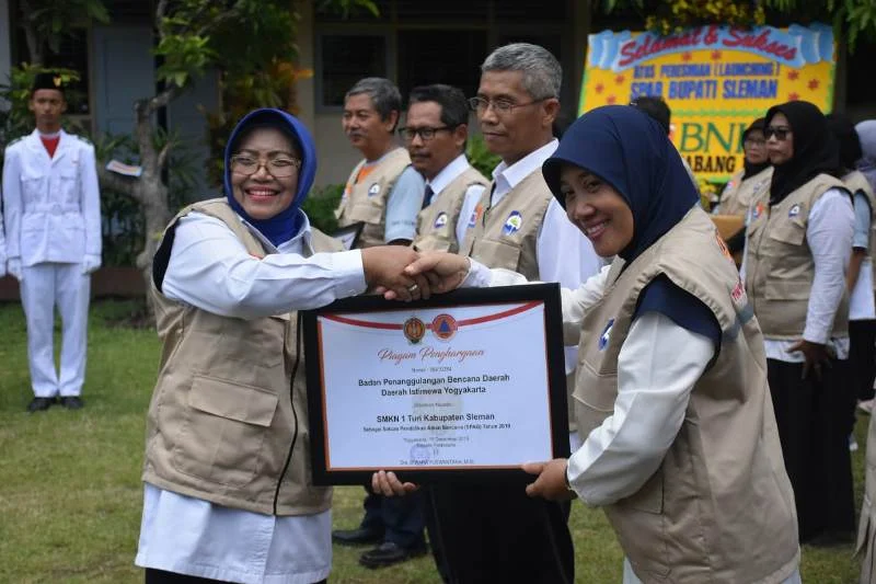 Wabup Sleman Resmikan Lima Sekolah Siaga Bencana