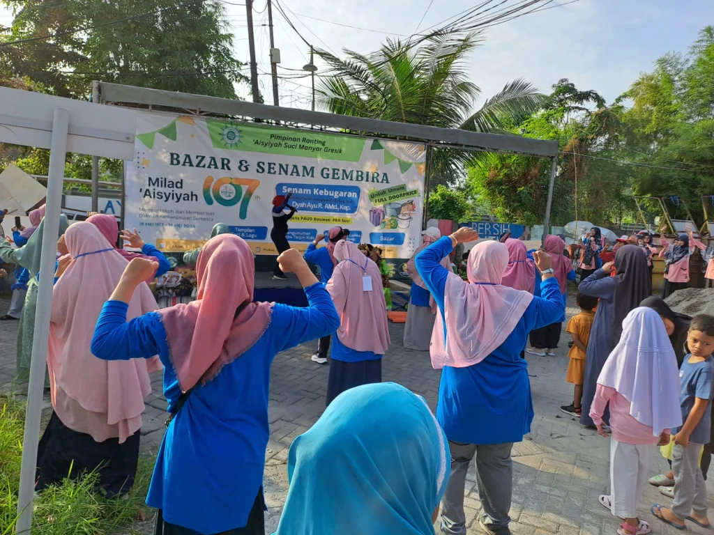 Ada Bazar dan Senam di Gebyar Milad ‘Aisyiyah Ke-107 PRA Suci