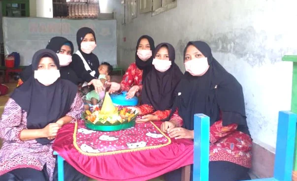 Serunya Lomba Tumpeng Milad PAUD Dinar Nasyiah Tanggul