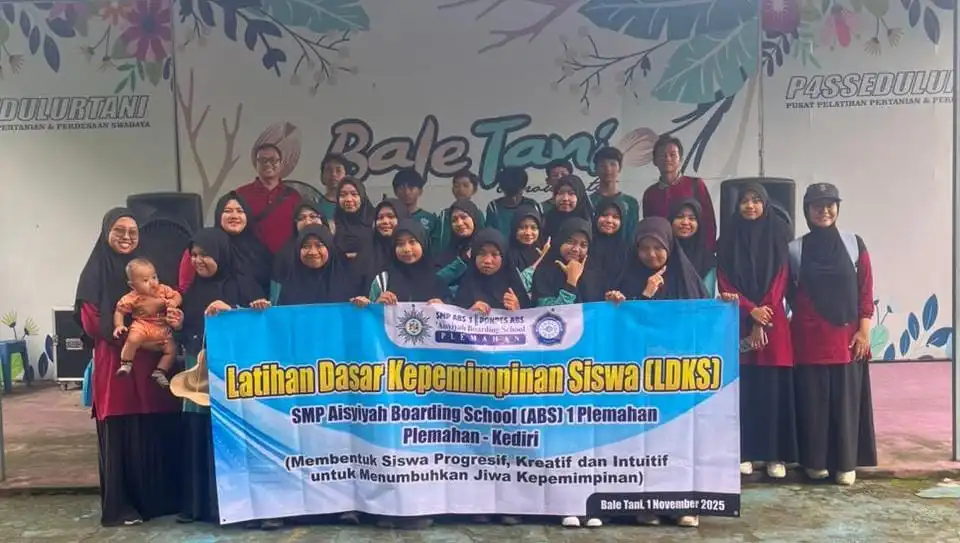 Siapkan Pemimpin Bangsa, SMP ABS 1 Plemahan Gelar LDKS di Jombang