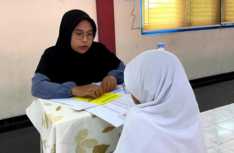 Siswa Berlian School Ikuti Ikhtibar