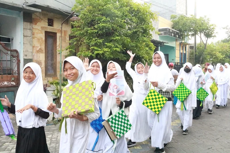 Sambut Bulan Suci, Siswa Berlian School Adakan Tarhib