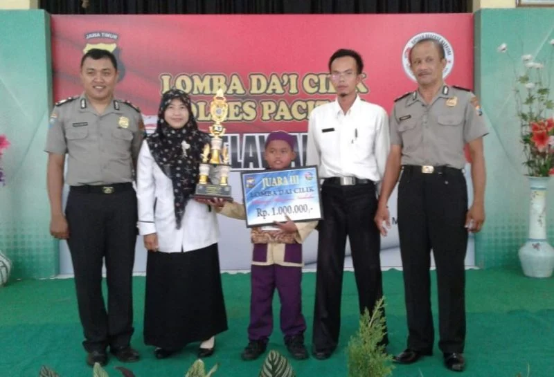 Syaiful Amri Juarai Lomba Dai Anti Narkoba Polres Pacitan