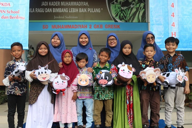 Ada Celengan Bertema Hewan Kurban di SD Berlian School