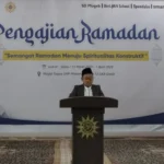Siswa SD Mugeb Lantunkan Al-Quran di Pengajian Ramadhan