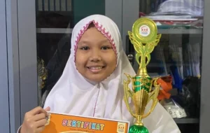 Jaga Hobi sejak TK, Siswa SDM 7 Surabaya Ini Juara II Lomba Berkisah