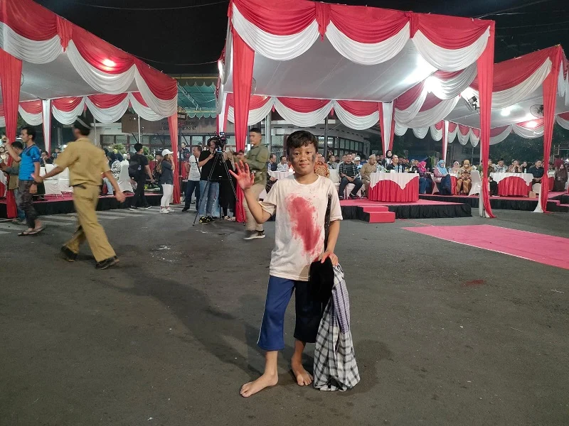 Siswa SDMM Adu Akting di The Battle of Grissee bersama Bupati Gresik