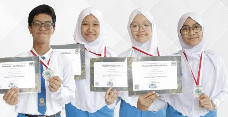 Siswa Spemdalas Raih 4 Medali Olimpiade Agama Islam Tingkat Nasional