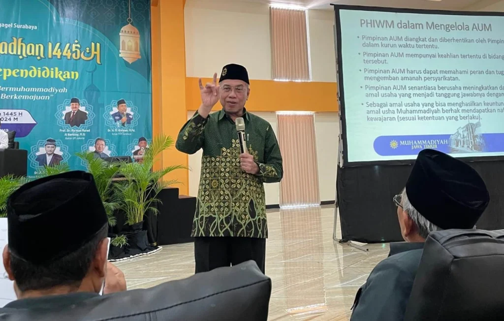 Ketua PWM Jatim Kupas Tuntas Pengelolaan AUM di Acara Ini